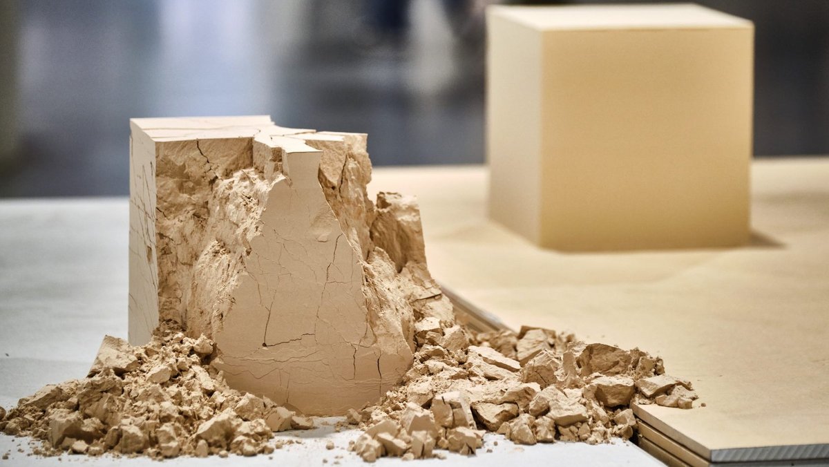 Chiara Bugatti zeigt: Vibration kann zerstören. Chiara Bugatti zeigt: Vibration kann zerstören.