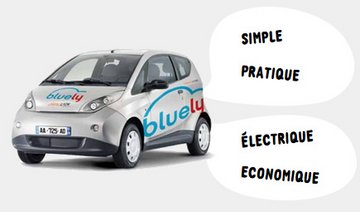 Lyon macht's vor: mit städtischem Elektro-Carsharing. Screenshot: Bluely