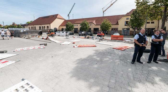 Das Römerkastell in Stuttgart-Bad Cannstatt am Tag danach. Foto: Jens Volle Das Römerkastell in Stuttgart-Bad Cannstatt am Tag danach. Foto: Jens Volle