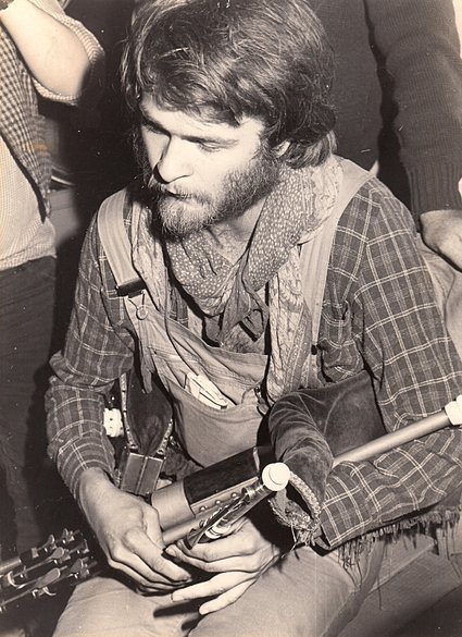 Am Dudelsack: Petr Pandula, 1979. Foto: Magnetic Music