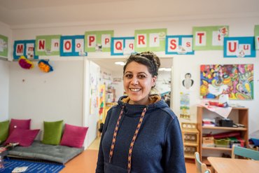 Erzieherin Jasmin Jaziri.