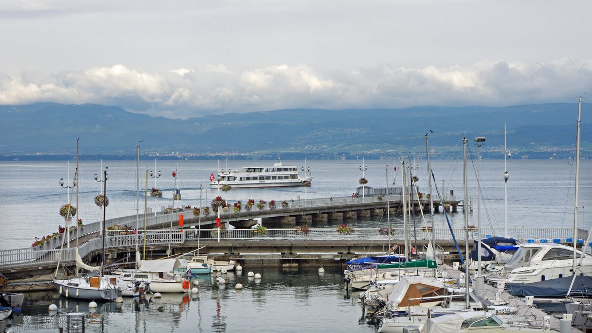 Thonon heute. Hier starteten damals viele Bootsfahrten zur Rettung geflüchteter Jüdinnen und Juden. Foto: Daniel Jolivet/Flickr, CC BY 2.0