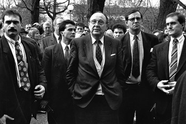 FDP-Urgestein Hans-Dietrich Genscher beim Dreikönig-Treffen. Alle Fotos: Martin Storz