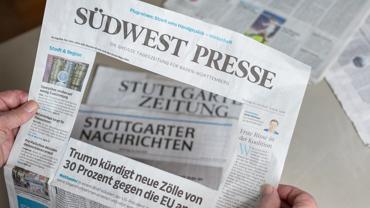 Der Rahmen ist gesteckt: Hinter der "Südwestpresse" verschwinden einst stolze Zeitungen. Foto: Kontext