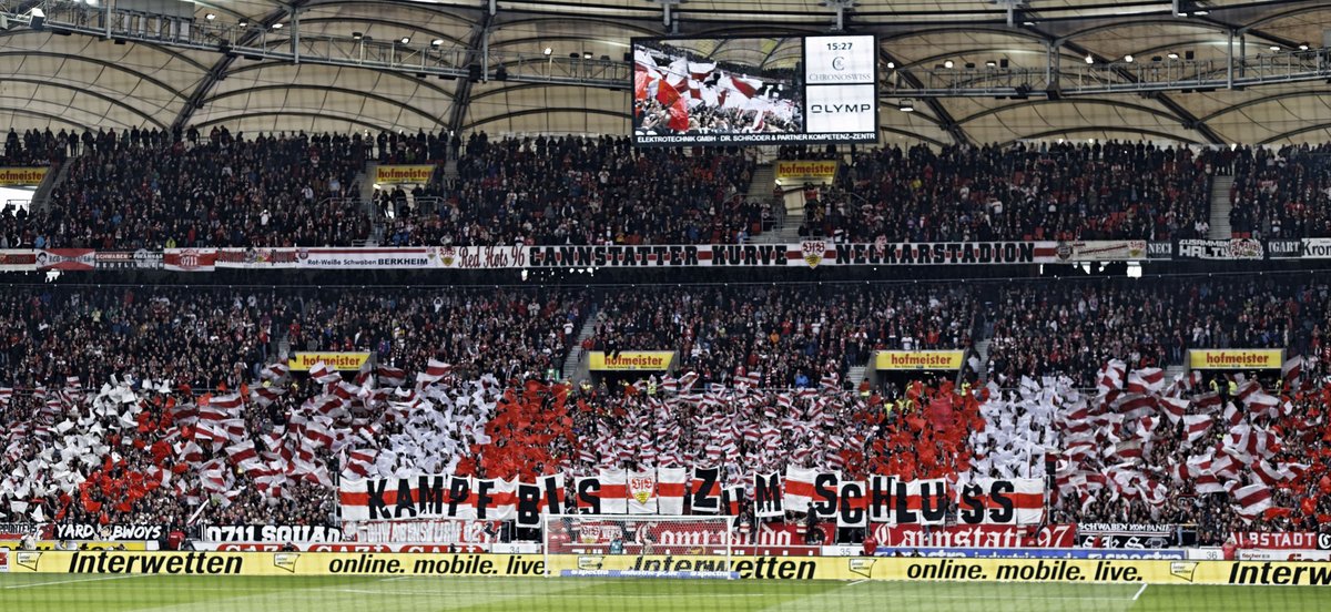 Auch als die VfB-Heimstatt noch Neckarstadion hieß, sah man das Ende schon nahen. Fotos: Joachim E. Röttgers