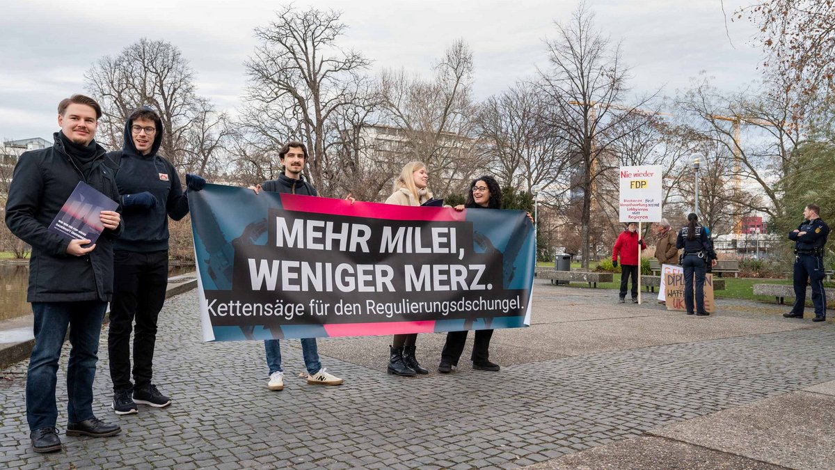 Milei-Fans unter den Julis.