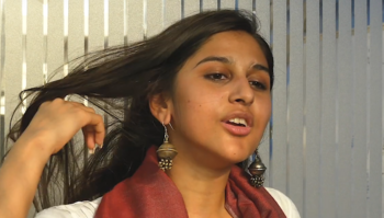 Meesha Gandhi arbeitet an einem WhatsApp-Info-Newsletter nur für Frauen. Screenshots "Women's voice – India's choice"