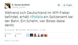 Promi-Tweet zur Pofalla-Berufung.