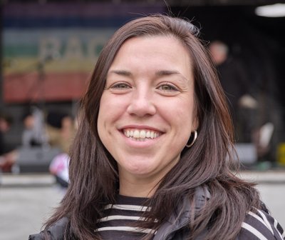 Maike Schollenberger, stellvertretende Vorsitzende von Verdi Baden-Württemberg.