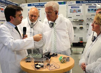 Ministerpräsident Kretschmann Ende Mai bei Bosch in Madrid. Foto: Staatsministerium BW