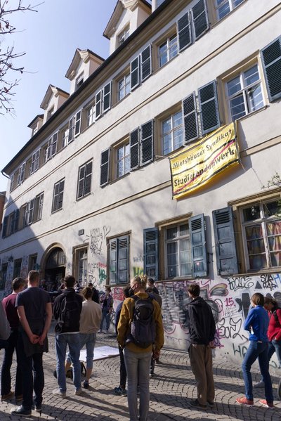 Beim Wohnprojekt in der Münzgasse 13.