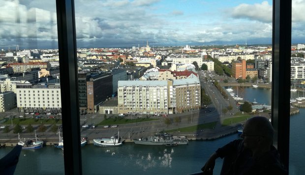 Endlich am Ziel: Helsinki. Endlich am Ziel: Helsinki.