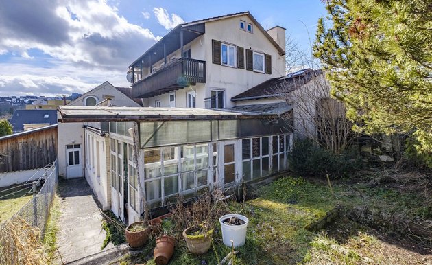 Blick vom Garten her, 2018 ...