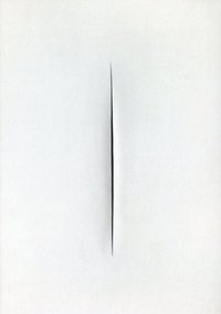 Lucio Fontana, Concetto Spaziale (Raum-Konzept), 1966, Staatsgalerie Stuttgart Lucio Fontana, Concetto Spaziale (Raum-Konzept), 1966, Staatsgalerie Stuttgart