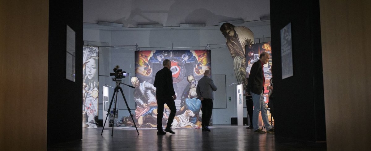 Alexander-Kluge-Ausstellung, kurz vor Stuttgarts "Krawallnacht". Foto: Joachim E. Röttgers