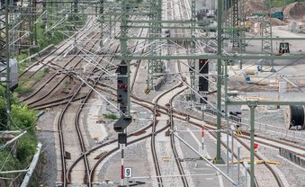 Nur über eine Weiche