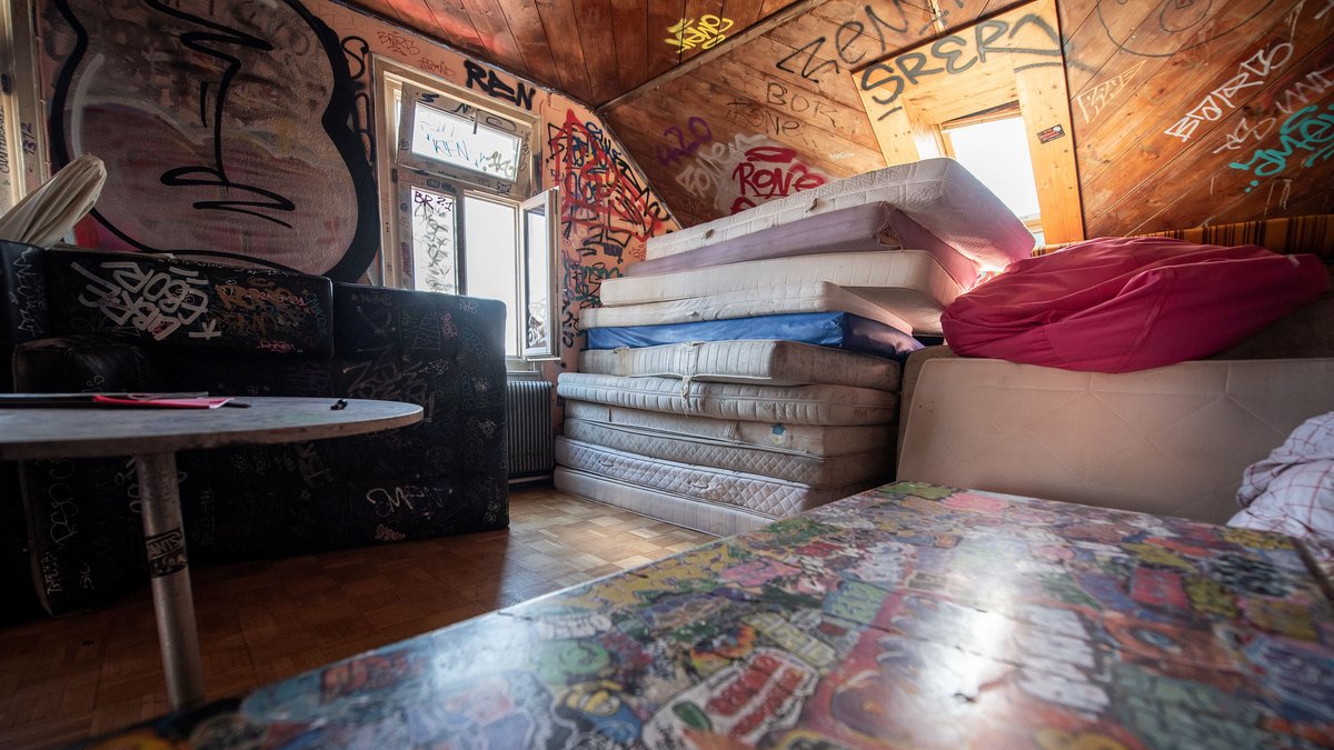 Matratzenlager für Gäste. Foto: Jens Volle