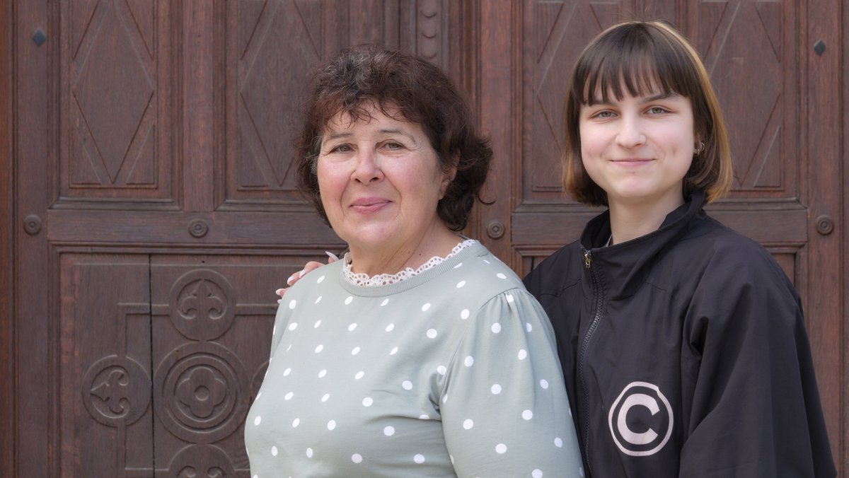 Wiktoria Sitnicka und Julia Dovha – Großmutter und Enkelin – sind aus der Ukraine nach Deutschland geflohen. Ihre Geschichte lesen Sie ganz unten.