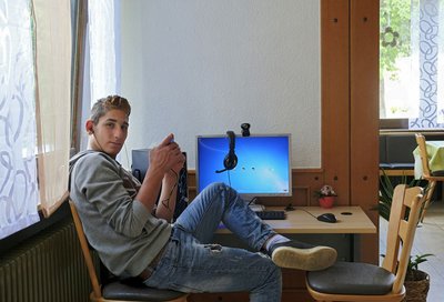 Isam ist 14 und kommt aus Syrien. 