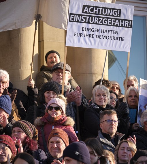 Protest der Zivilgesellschaft. Foto: Joachim E. Röttgers