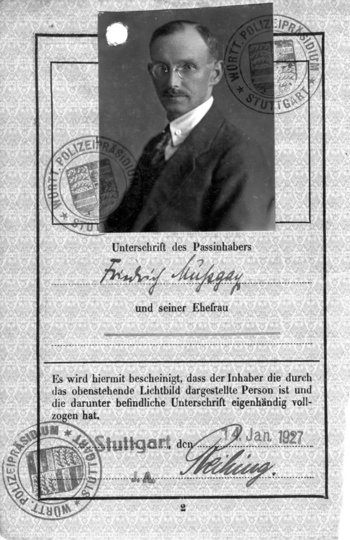 Der wohl wichtigste württembergische Gestapo-Führer: Friedrich Mußgay (1892 bis 1946). Foto: Staatsarchiv LB