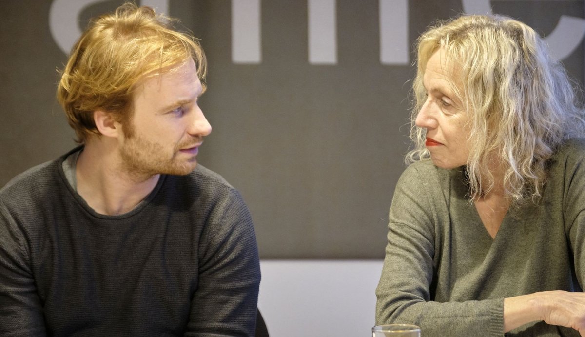 Hannes Rockenbauch und Guntrun Müller-Enßlin zu Besuch in der Kontext-Redaktion. Fotos: Joachim E. Röttgers