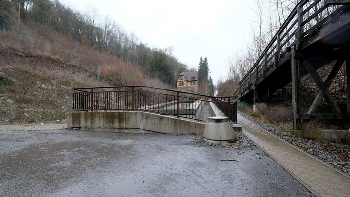 Vorbereitende Arbeiten: Der Heimbach ist schon unter der Erde.  Vorbereitende Arbeiten: Der Heimbach ist schon unter der Erde.