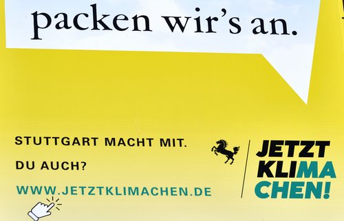 Ganz doof: Plakat am Landwirtschaftsministerium.