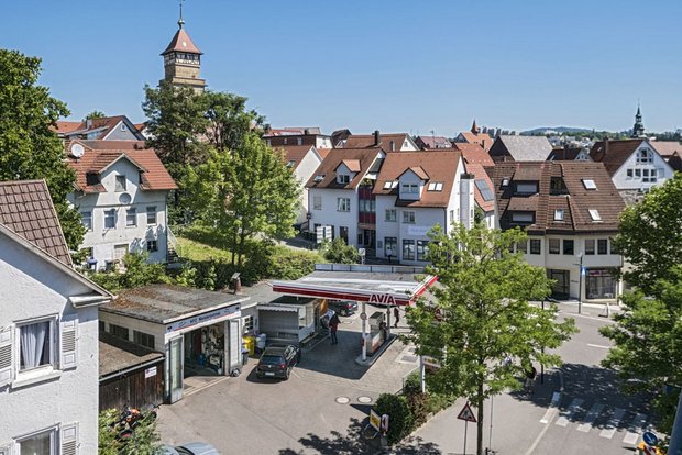 Mitten im Wohngebiet: die Avia-Tankstelle in Waiblingen.