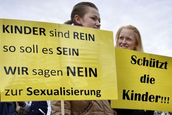 Reform-Gegnerinnen. Foto: Martin Storz