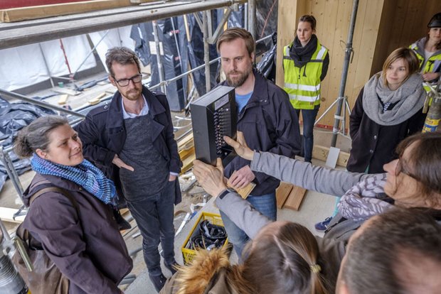 Ein Teil der Baugemeinschaft MaxAcht.