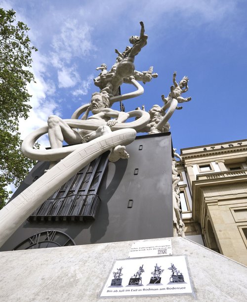 Da steht er noch – ein letzter Blick.