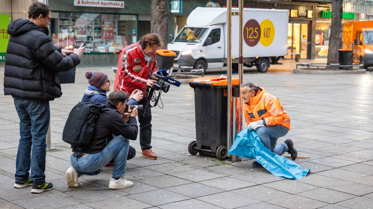 Als Medienprofi will Nopper seinen Tatendrang in Sachen Sauberkeit nicht undokumentiert lassen. 