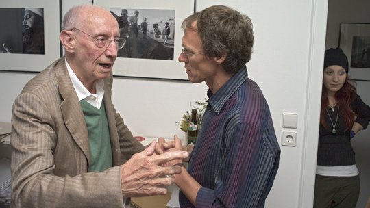 Reiten, Segeln, Skifahren. Nur gerannt ist Reuter nicht, zum Bedauern des damaligen Kontext-Vorstandsmitglieds Dieter Baumann, 2011.