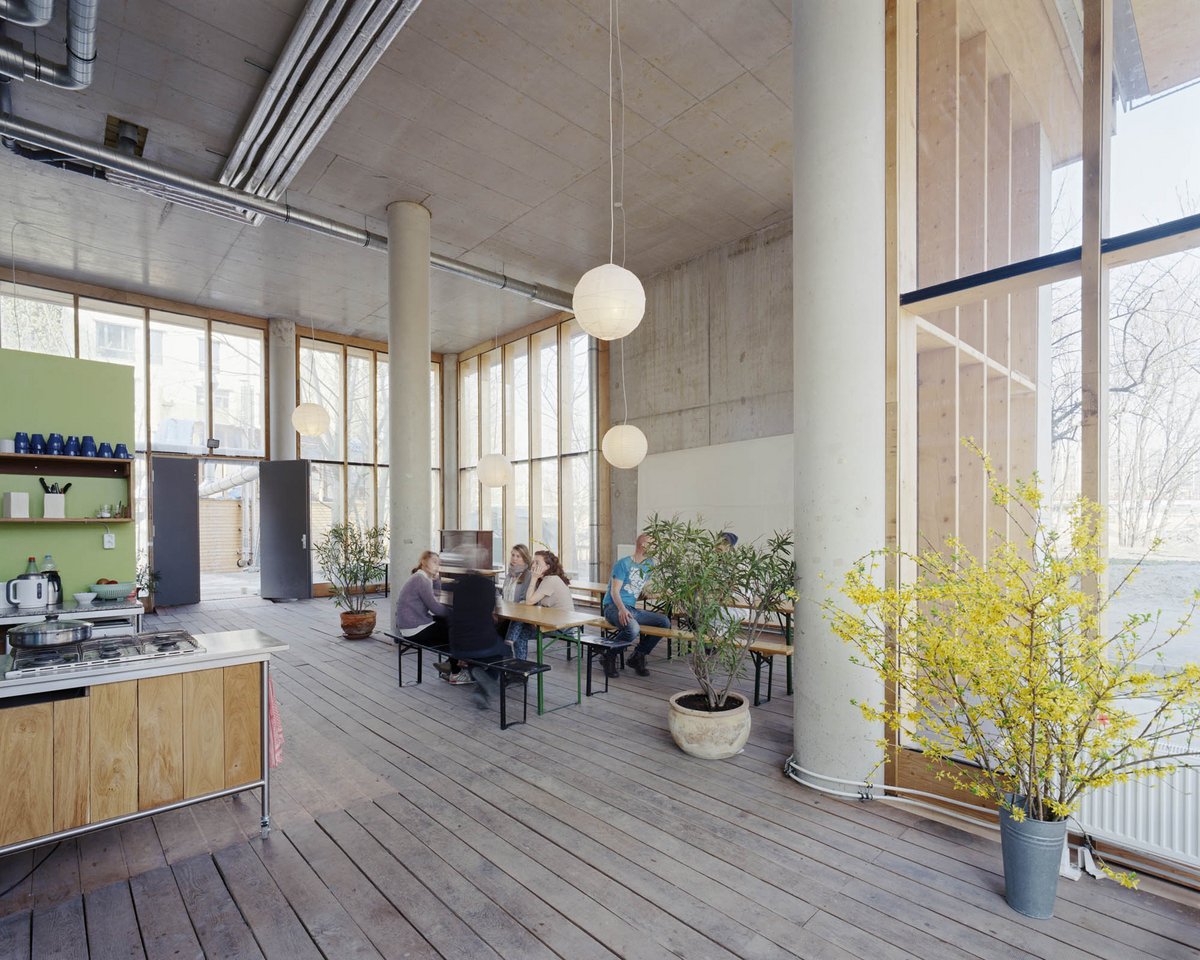 Optionsraum – dieser hier mit Schwerpunkt "Essen und Gemeinschaft". Foto: Andrea Kroth Optionsraum – dieser hier mit Schwerpunkt "Essen und Gemeinschaft". Foto: Andrea Kroth