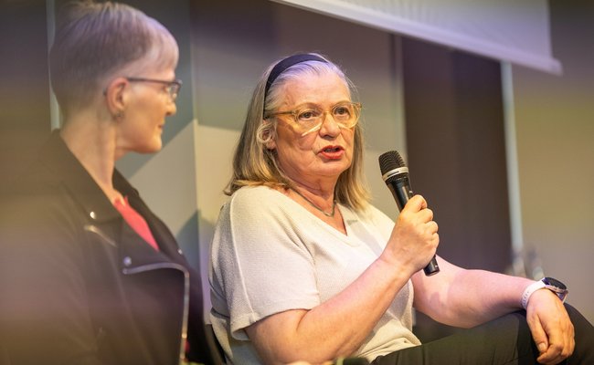 Beate Müller hofft auf kritische Auseinandersetzungen. Foto: Julian Rettig