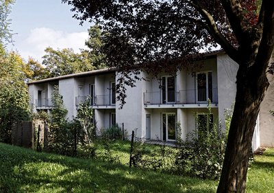 Inzwischen abgerissen: Haus in Stuttgart-Hallschlag 2012. 