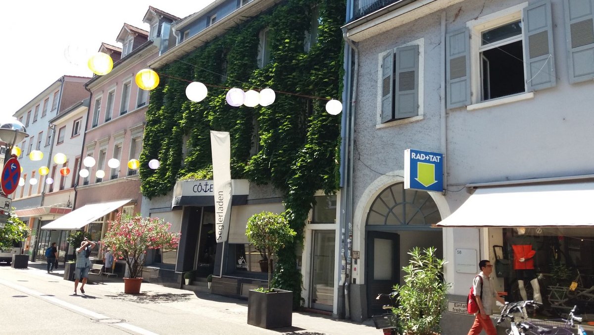 Begrünte Fassaden sind noch die Ausnahme.