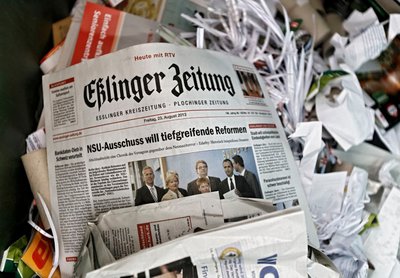 Keine Kanzlerin, kein Ministerpräsident und auch kein Chinese wollte die "Eßlinger Zeitung" retten. Foto: Joachim E. Röttgers