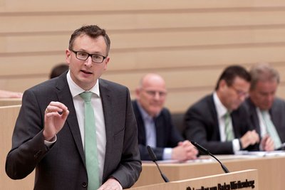 Kennt die Zahlen: Andreas Schwarz (Grüne). Foto: Joachim E. Röttgers