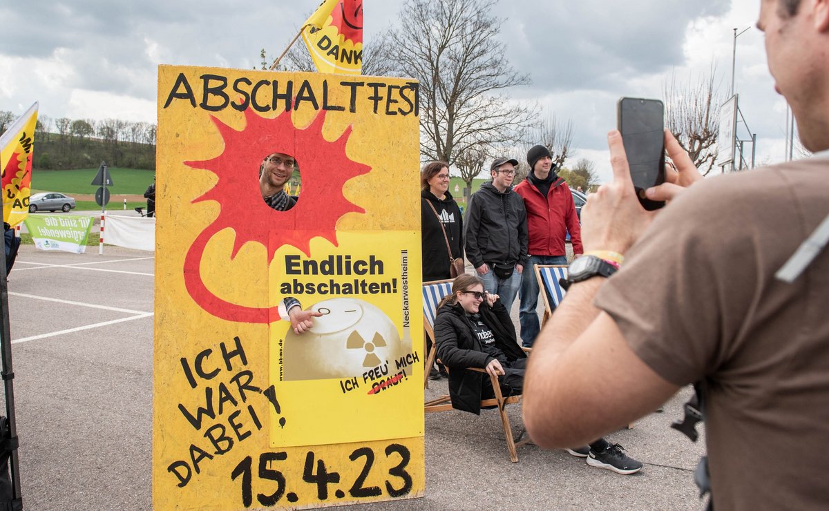 Endlich abschalten und dabei selbst den Knopf drücken – immerhin für ein Erinnerungsfoto ist das möglich.