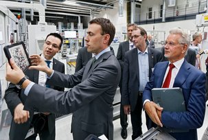 und ihr Vorgänger Nils Schmid (SPD).