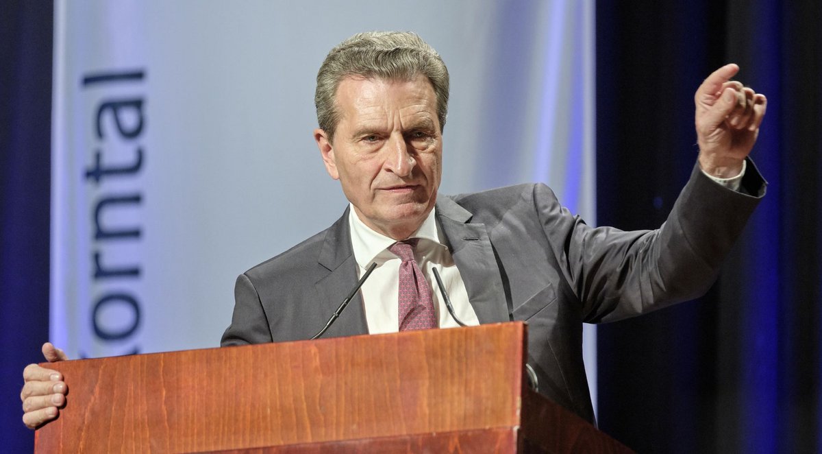 Festredner Oettinger: "Man kann ein Erbe nur ganz annehmen." Fotos: Joachim E. Röttgers