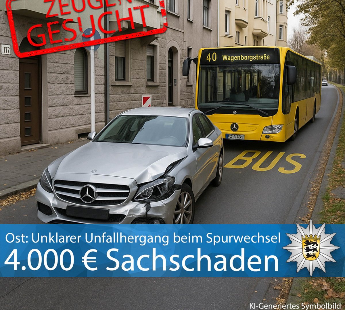 Der Fehlerteufel steckt im Detail, hier hat er mehrfach zugeschlagen. Screenshot: Polizei Stuttgart