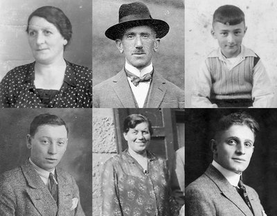 Sechs der 127 deportierten Juden aus dem heutigen Horber Stadtgebiet, an die die Ausstellung erinnert.