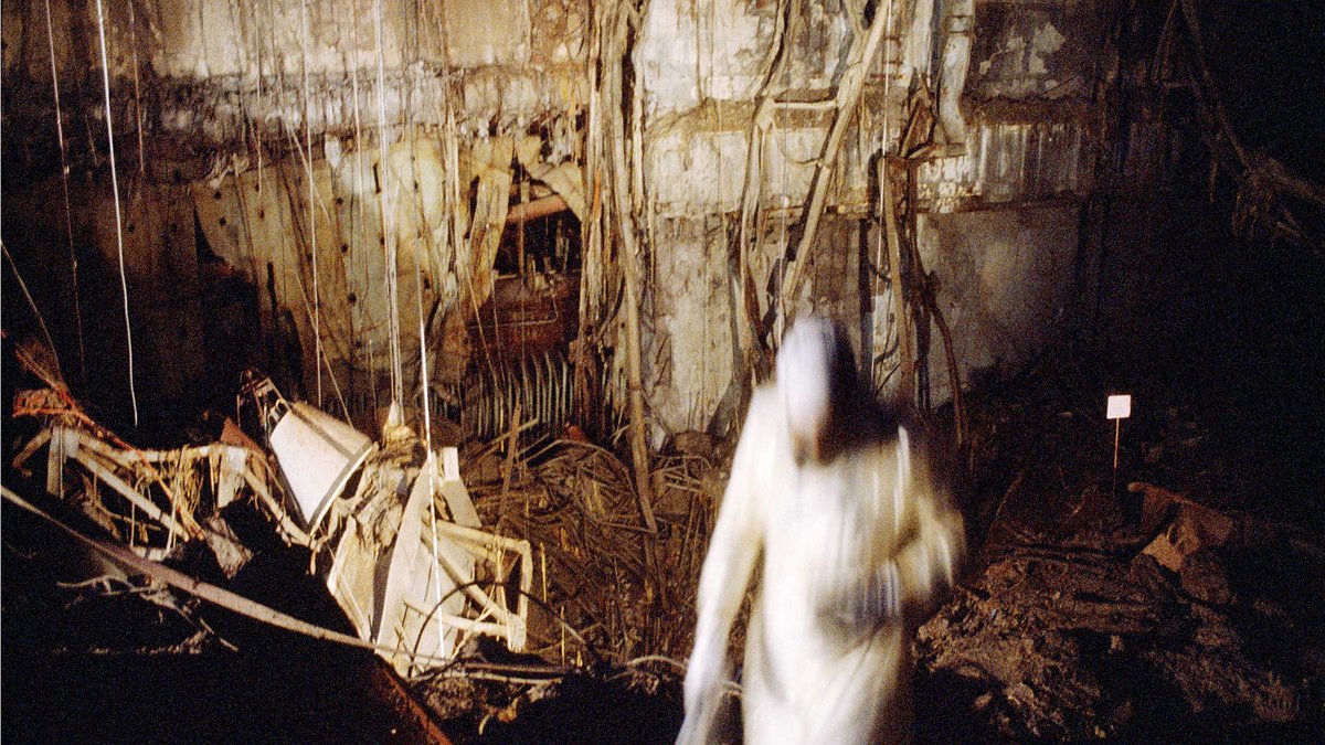 Aus dem Innern von Reaktor 4, 1. Januar 1991. Foto: Victoria Ivleva