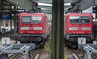 Heuschrecken bei der Bahn
