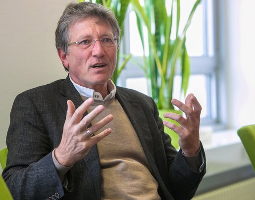 Frieder Thomas, Verein Agrarbündnis. Foto: Benjamin Stollenberg