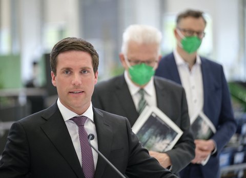 Er will beim Windkraftausbau vorne stehen: Manuel Hagel. 