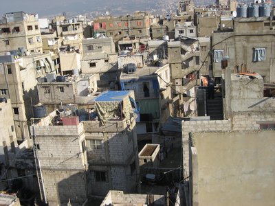 Das palästinensische Flüchtlingslager Shatila – eher Stadt als Lager. Foto: Leila Mousa